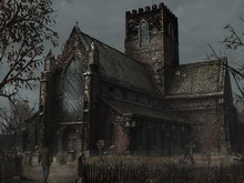 In Black Mirror 3 werden uns zahlreiche Schauplätze<br>aus Teil 1 wiederbegegnen, wie hier die Kirche von Warmhill