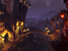 Im Schutz der Dunkelheit streift<br /><br />Mona durch das Dorf Vlad's Landing