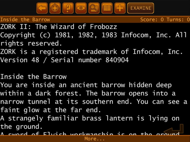 Zork 2 - The Wizard of Frobozz