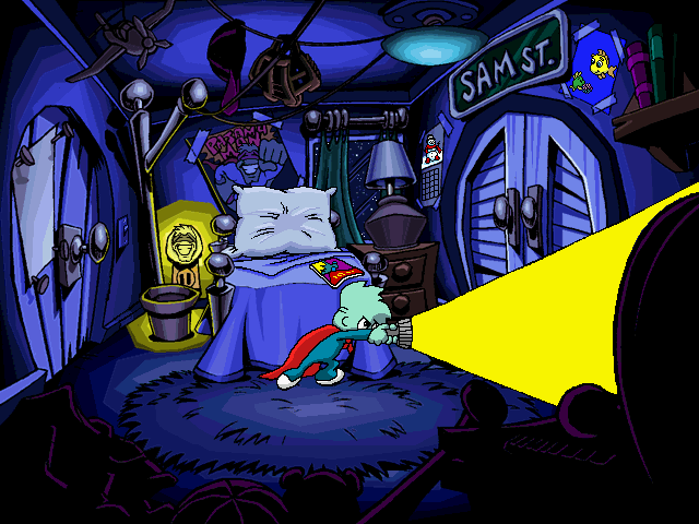 Pajama Sam 1 - No Need to Hide When It's Dark Outside